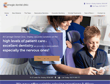 Tablet Screenshot of carnegieclinic.com